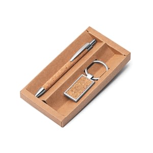 Caneta Chaveiro Cortiça