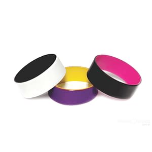 Pulseira de silicone larga com camada dupla 2