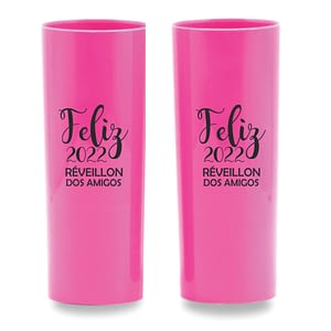 Copos personalizados aniversário 2