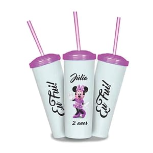 Copos Long Drink com Canudo Personalizados 2