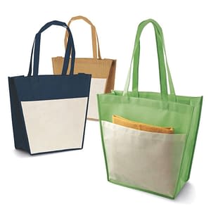 Sacola com bolso frontal