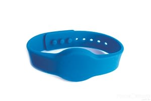 Pulseira de silicone ajustável com chip RFID NFC 2