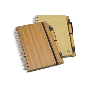 Mini Bloco Notas Bambu 2