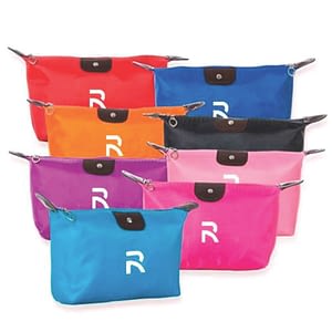 Necessaire de nylon colorido