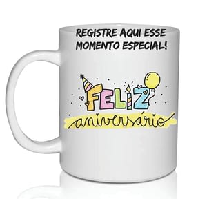 Caneca de Porcelana para Personalizar