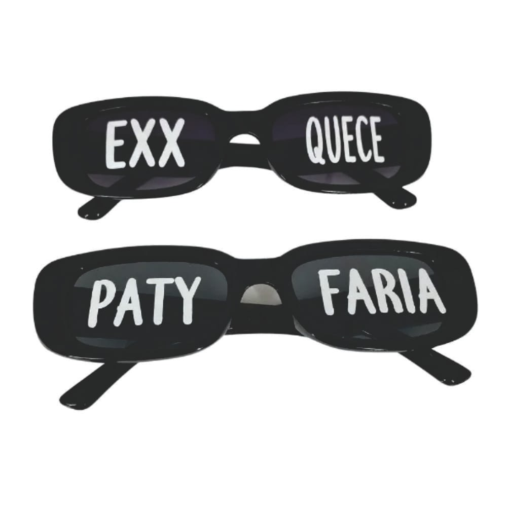 Óculos personalizado para festa