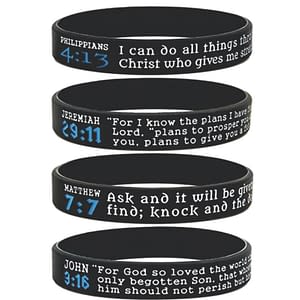 Pulseira de silicone com código de barras e personalizada 2