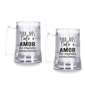 Caneca acrílico personalizada 400ml 2