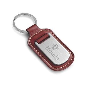 Chaveiro Metal em C com sintetico