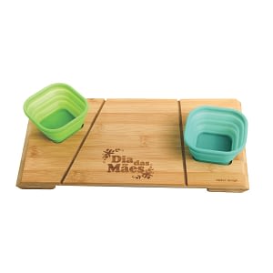 Base de mesa com 2 potes