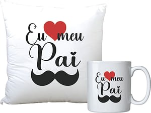 Kit Almofada e Caneca