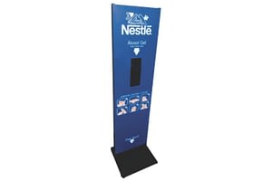 Totem de Madeira para Álcool em Gel
