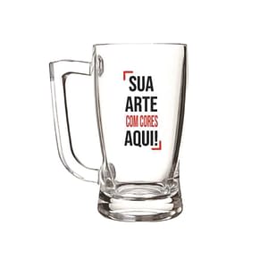 Caneca de chopp personalizada vidro 3
