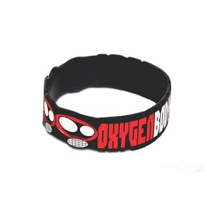 Pulseira de silicone larga com formatos personalizados 2
