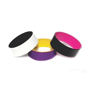 Pulseira de silicone com camada dupla 2
