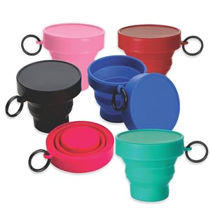 Copo Retrátil Silicone Personalizado