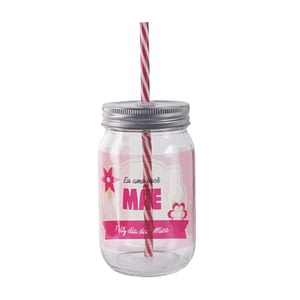 Caneca com Canudo Personalizado