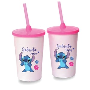 Copo com canudo infantil 2
