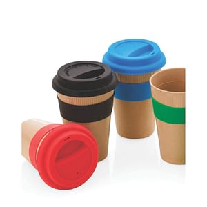 Copo ecológico com tampa de silicone personalizado 2