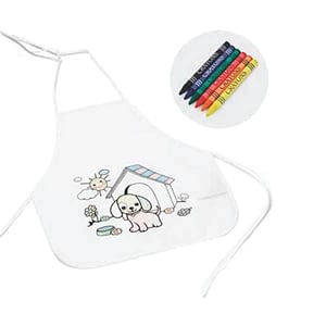 Avental de Criança para Colorir