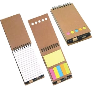 Mini Bloco Kraft Caneta 2