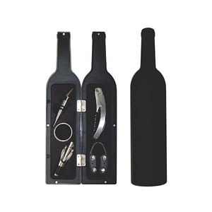 Kit Vinho Garrafa 5 peças