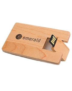 Pen Drive 4 GB em Madeira Personalizado