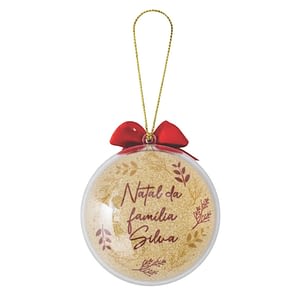Bola de Natal Personalizada com Foto