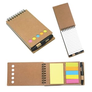 Bloco Promocional com Caneta e Post It