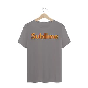 Camiseta Sublime Cinza