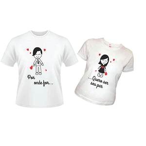 Camisas Personalizadas para Casal