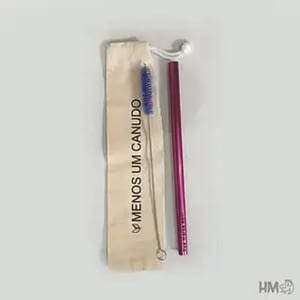 Canudo Metal Personalizado Reto 20×7.5 | HM Brindes Canudo Metal Personalizado Reto 20×7.5