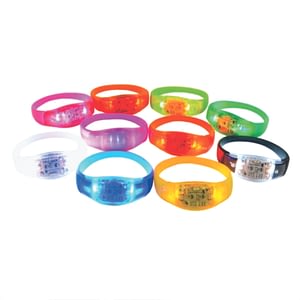 Pulseira de silicone com LED 2