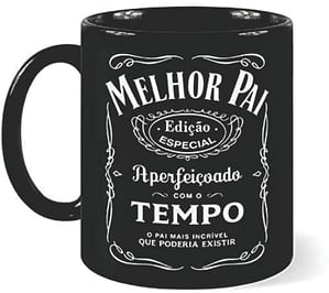 Caneca Preta Personalizada