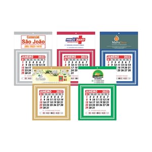 Calendário Imã de Geladeira Personalizado 2