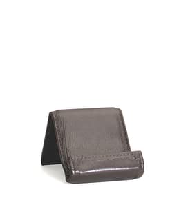Porta-celular de mesa em couro 2