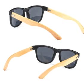 Óculos Hastes Bambu Personalizado