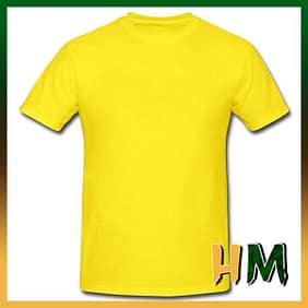 Camiseta Sublime Amarela