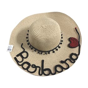 Chapéu de Palha Personalizado com Nome