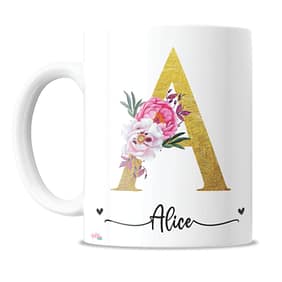 Caneca com o nome personalizada feminina