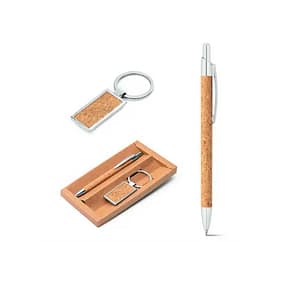 Kit Caneta e Chaveiro