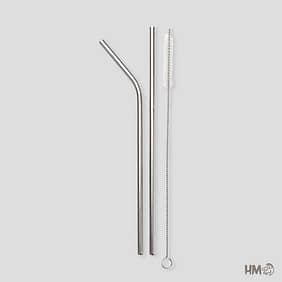 Canudo de Metal com Escova