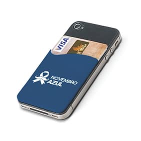 Porta Cartão Para Celular Personalizado com Suporte