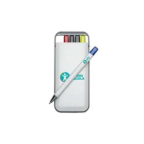 Kit Canetas e Marca Texto Personalizados