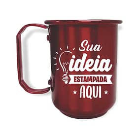 Caneca de alumínio personalizada 300ml
