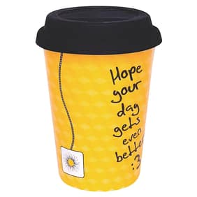 Copo de café com tampa personalizado