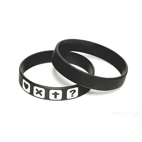 Pulseira personalizada de silicone em silkscreen