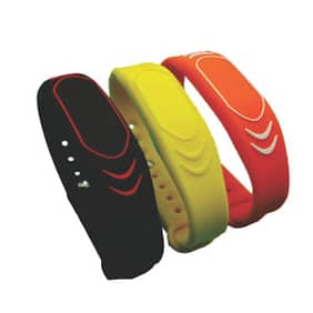 Pulseira de PVC ajustável com chip RFID NFC