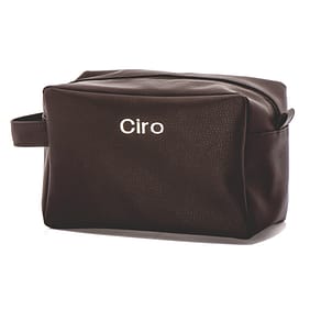 Necessaire De Couro Com Alça Personalizada