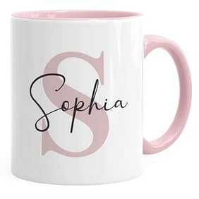 Canecas personalizadas com nome de pessoas